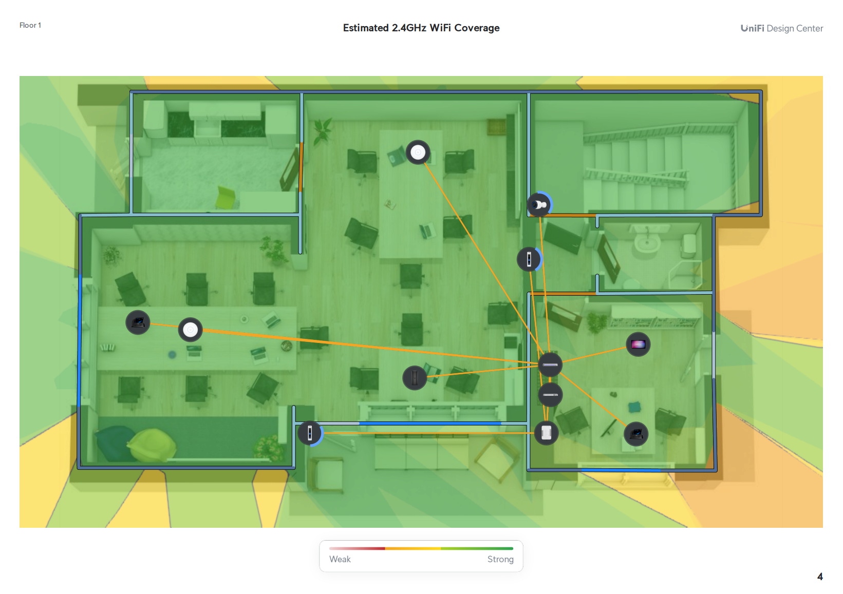 2.4GHz WiFi coverage